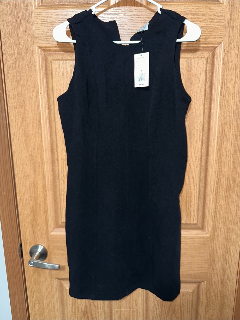 NWT Black Sleeveless Office Dress